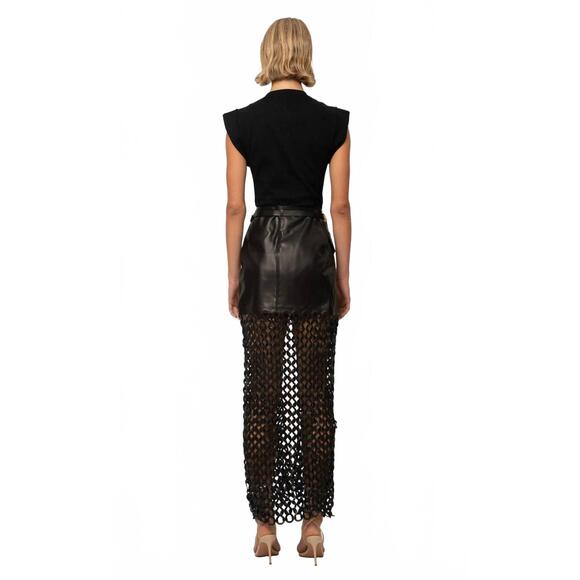 NEW NONCHALANT LABEL kallan maxi skirt in black - Picture 2 of 4